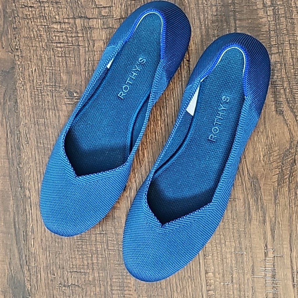 Rothy's Blue Flats
